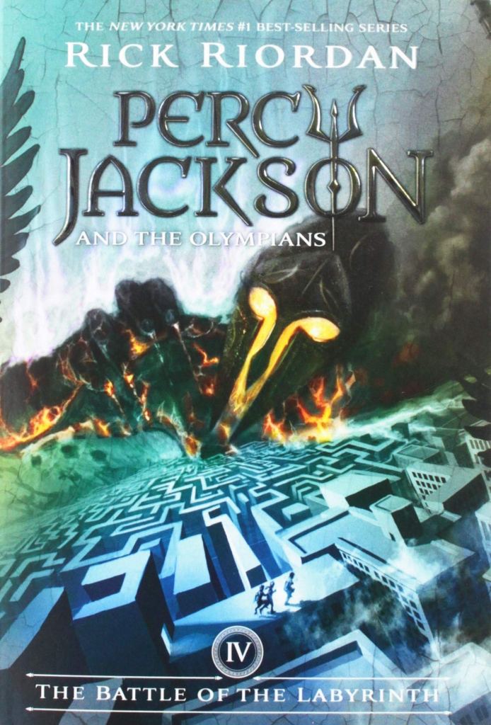Percy Jackson and the Olympians The Battle of the Labyrinth Book Cover 